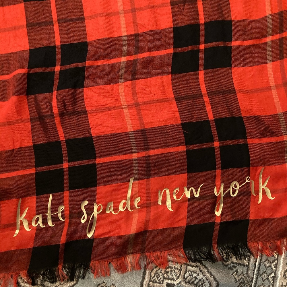 Plaid Kate Spade Scarf